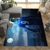Space Football Adventure Carpet Design for Dormitory Playrooms Study room Balcony Anti-slip Rug Anime Office Decor Wedding Party Gift