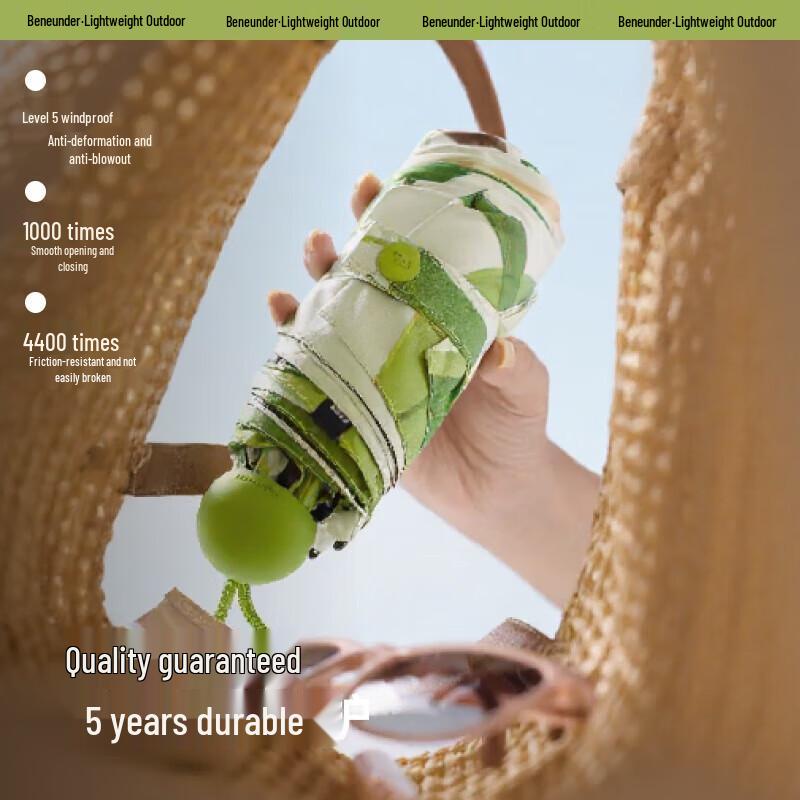 

Beneunder Wild Fruit Series UV Protection 5-Fold Sun & Rain Umbrella