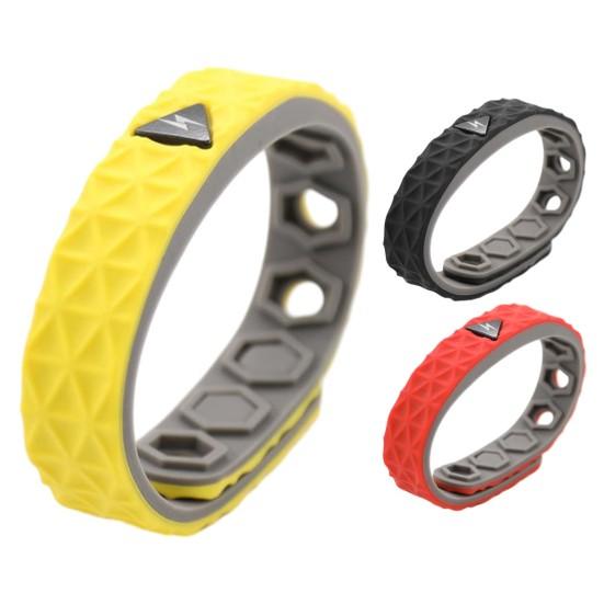 Silicone Bracelet Ultralight Waterproof Non-Fading Adjustable Comfortable to Wear Protective Flexible Unisex Anti-static Silicone Sports Bracelet