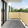 Balcony Privacy Screen 1.2 X 25 M Fabric with PU Coating Beige