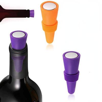 Premium-Silikon-Wein- und Getränkeflaschenverschluss-Set, auslaufsichere Sektflaschen-Verschlussstopfen