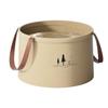 Folding Bucket, Small Bucket With Handle, Lightweight High-density Water Container, Portable Washbasin, Suitable For Cleaning, Gardening, Camping