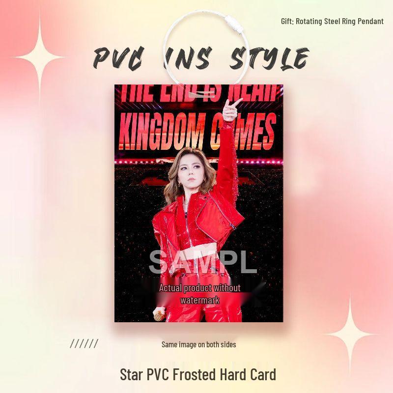 

Г.Э.М.. Держатель для карт и подвеска-кулон Звезда идола PVC frosted hard card (7cm x 10cm)