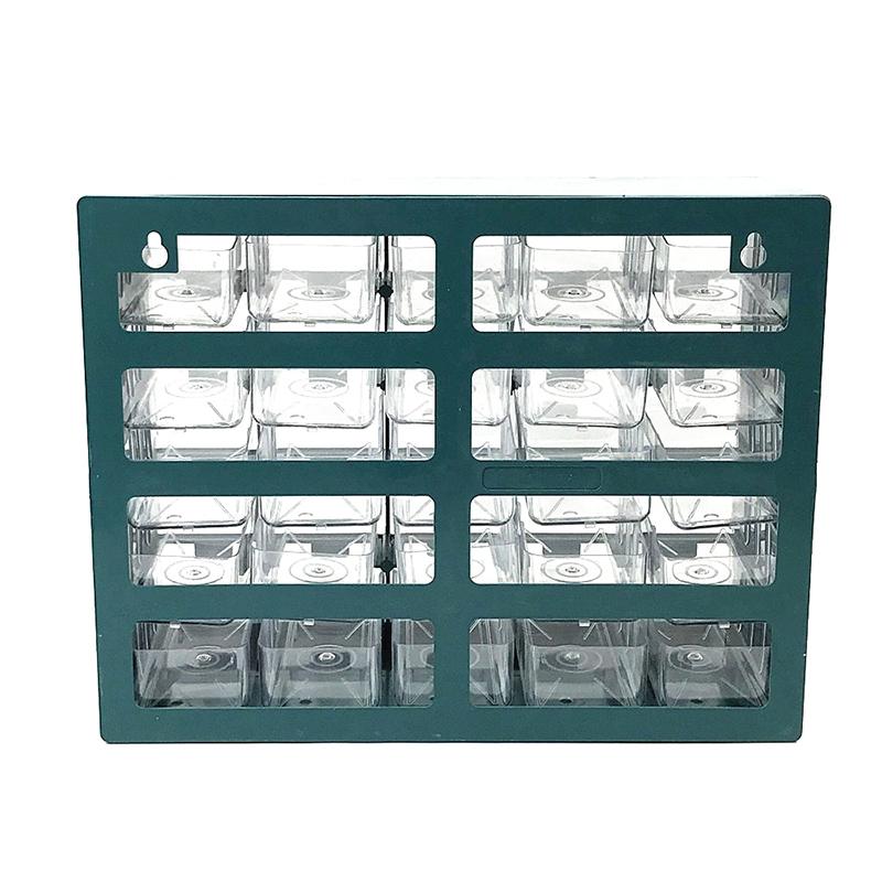 Wall-mounted Screw Classification Component Box Tool 25 Multi-grid Drawer Parts BoxCase Electronic Components Storage Tool Box