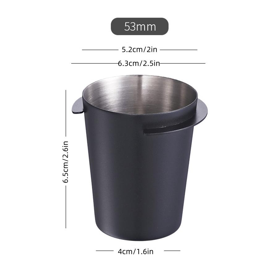 Coffee Dosing Cup 51/53/58mm Stainless Steel Espresso Coffee Dosing Cup Espresso Coffee Machine Accessories