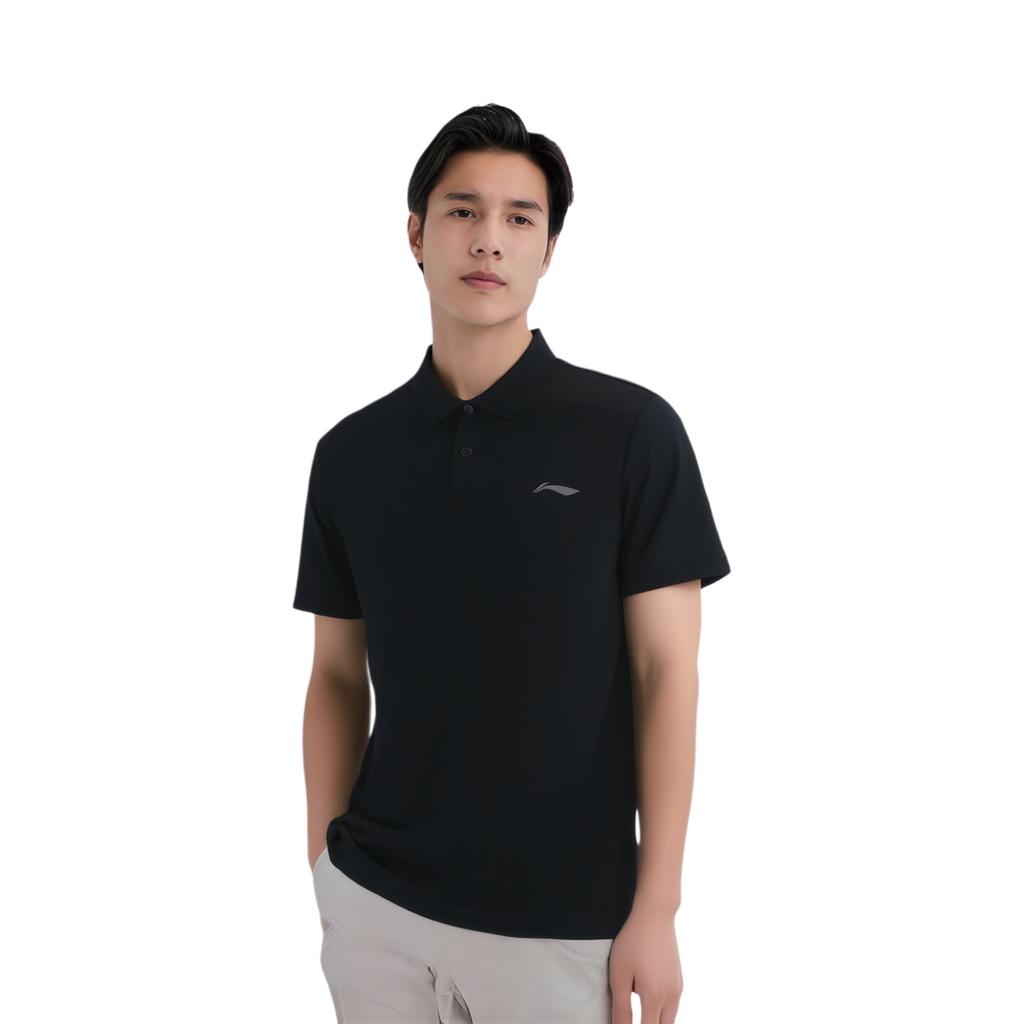 Li Ning Training Series Polo Shirt Men's Black APLR005-1