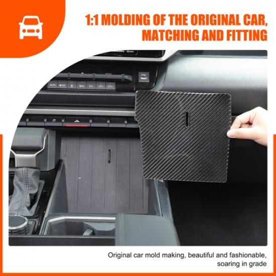 Soft Carbon Fiber Center Gear Shift Storage Trim Sticker For Toyota Tundra +