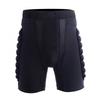 Unisex Polyester Motorcycle Snowboard Ski Protective Hip Butt Padded Shorts Cycling Clothing Black Breathable Shorts