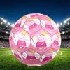 Peppa Pig Print Size 5 Soccer Ball, PU Wear Resistant Football for Match Training and Daily Practice, Birthday Gift for Soccer Fans