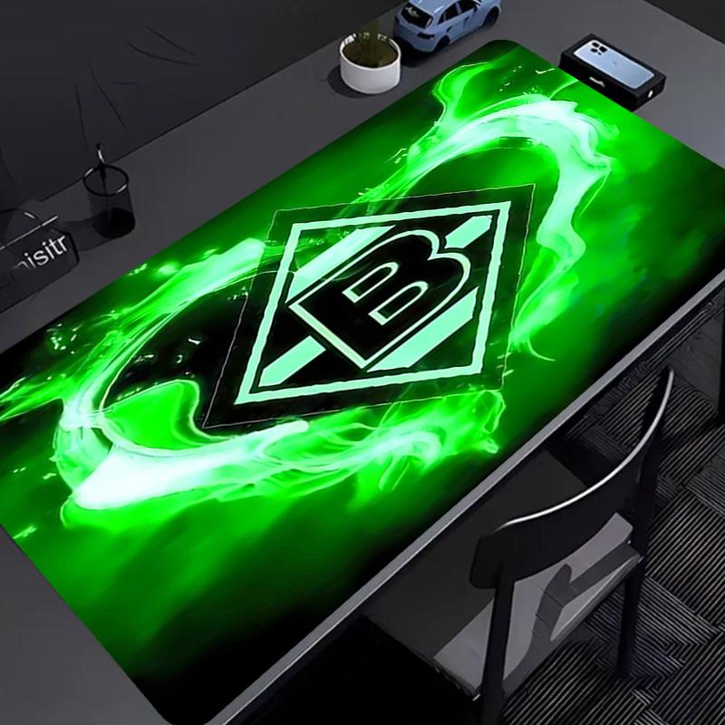 Borussia Mönchengladbach LOGO Mouse Pad - Non-Slip Rubber Base, Smooth Surface for Work,Gaming,Office,And Home Use, Desk Mouse Pad