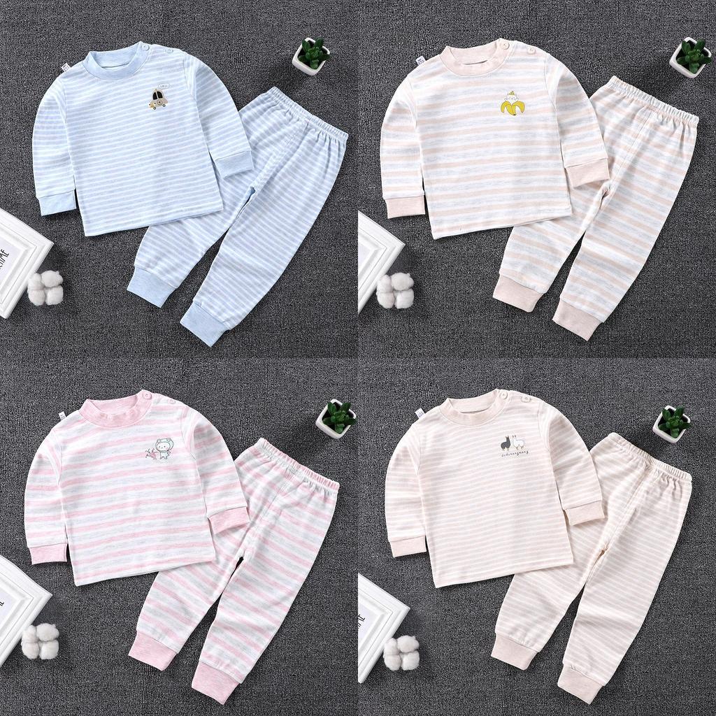 Kids Cotton Baby Clothing Set With Animal Patterns For Winter And Fall Comfort