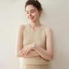 New Arrival: Women's 100% Pure Cashmere Sleeveless Cable Knit Sweater Vest, Round Neck for Autumn/Winter 2025