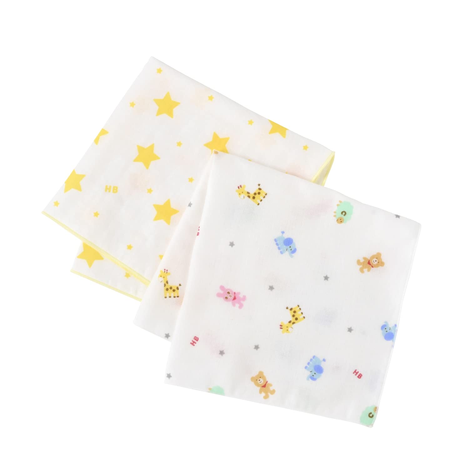 

MIKI HOUSE HOT BISCUITS Gauze Handkerchief Boys and One Size Fits Set, Girls, Newborn, White, All, 76-8037-490 белый