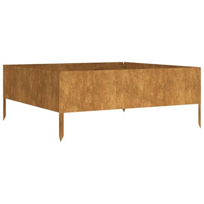 VidaXL Lit Surélevé de Jardin, Bac à Fleurs, Pot de Plantes, Boîte à Fleurs, Jardinière de Patio Terrasse Balcon Extérieur, 824516