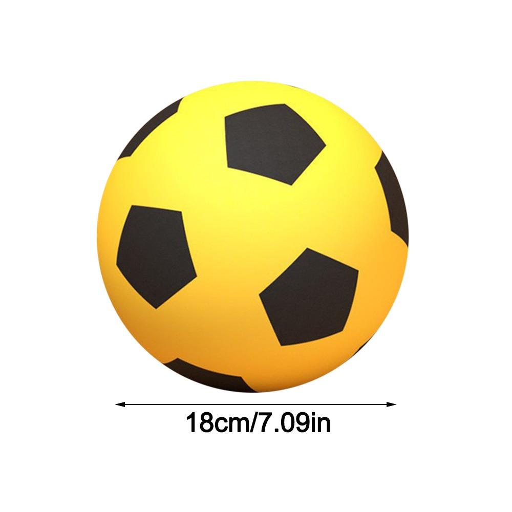 High-Elastic Silent Football Easy To Grip Lightweight Low Noise Foam Soccer Ball 18/21/24CM Low Noise Indoor Training Ball