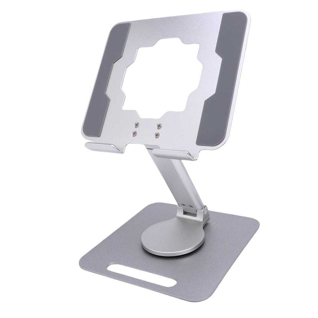 Aluminum Alloy Tablet Stand Rotating Foldable   Desktop Phone Tablet Holder Hollow Out Heat Dissipation for Live Streaming Drawing