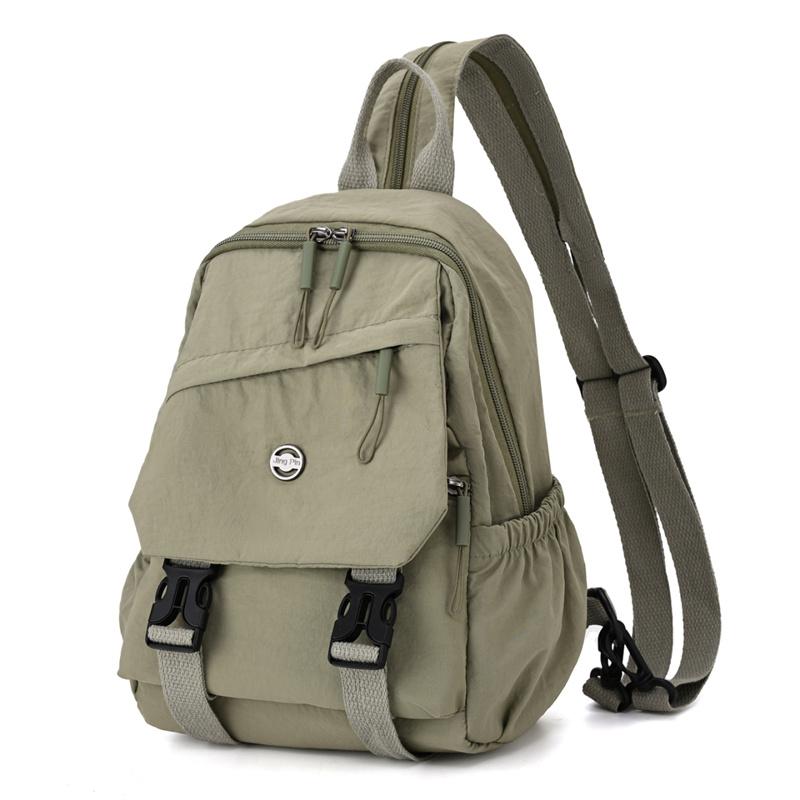 

Многофункциональный рюкзак двойного назначения однотонная наплечная сумка кросс-боди для верховой езды легкая нагрудная сумка темно-зеленого