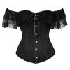 Shaping Clothes, One Shoulder, Lace Mesh, Short Sleeved Corset, Sexy and Fashionable Stage Performance, Shaping Top, Bone Clothes
