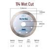 Changli Dry Cut King Diamond Angle Grinder Saw Blade 114