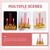 Incense Burner LED Lamp Chinese Candlestick Temple Decoration Lights for Tealight Holder