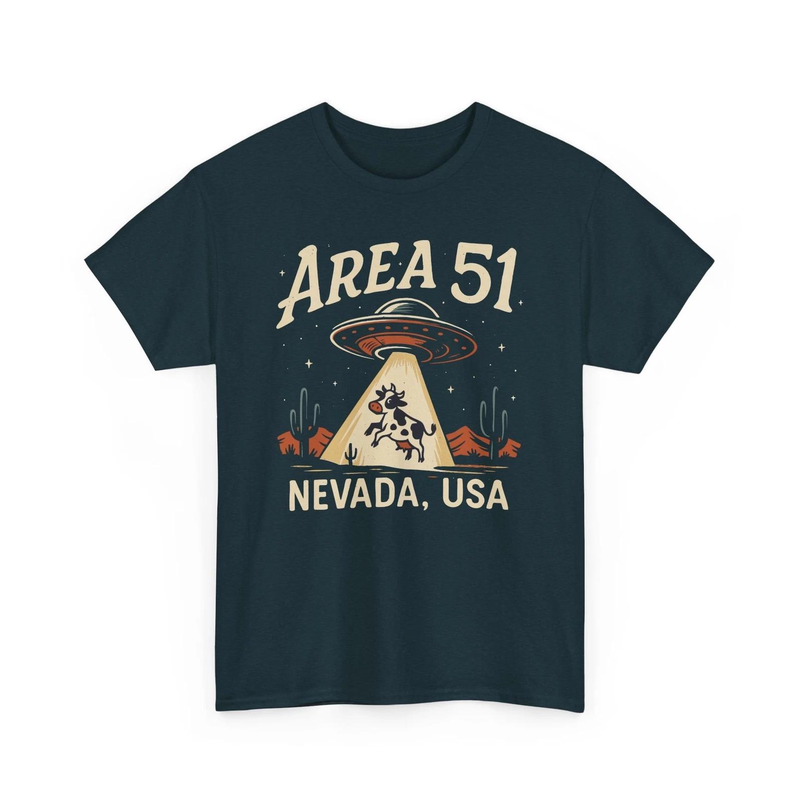 Area 51 - Retro Souvenir Graphic Gildan Cotton Tee XL