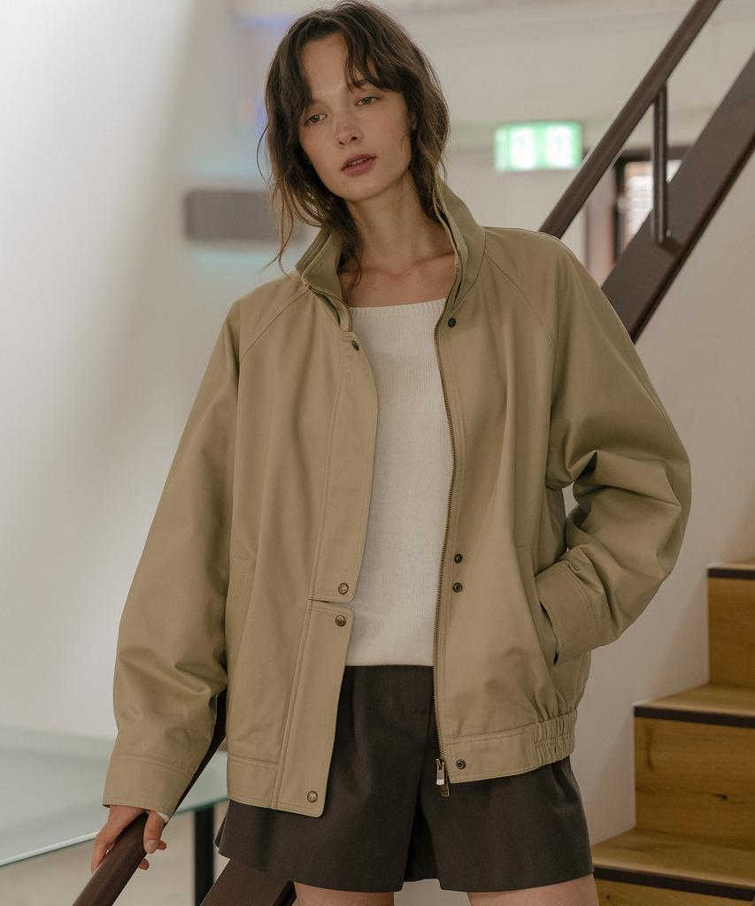 TILL I DIE 2Way Double Collar Jumper [Tifa06Jp03]_Navy