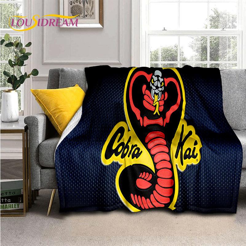 3D Cobra Kai Classics TV Amanda Karate Soft Flannel Blankets,Throw Blanket Comfortable Blanket for Picnic Beds Sofa Home Bedroom