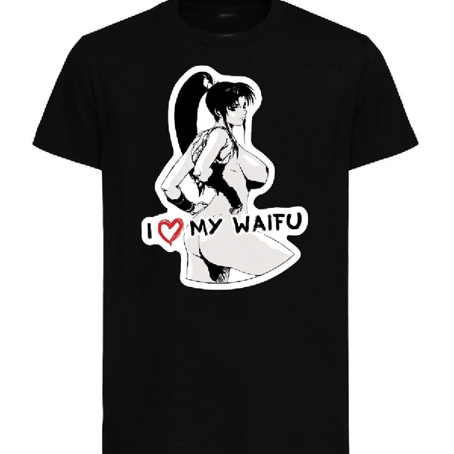 

Black Black Ink Waifu The King of Fighters Shiranui Mai PE0378 TShirt XXXXXL