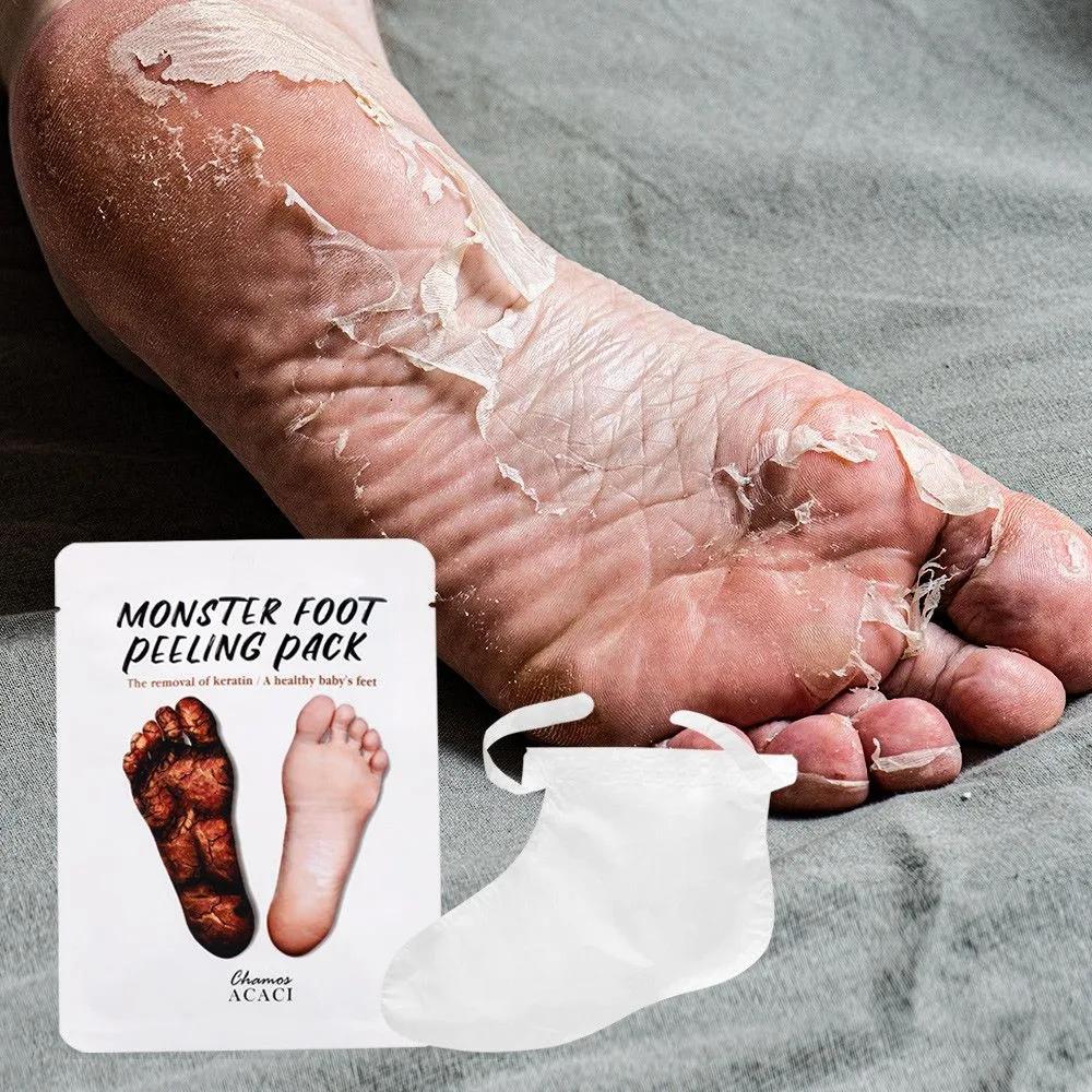 Monster Foot Peeling Pack, Exfoliation Pack, Foot Pack, Foot Callus Pack, Foot Pack, Heel Pack 1 sheet