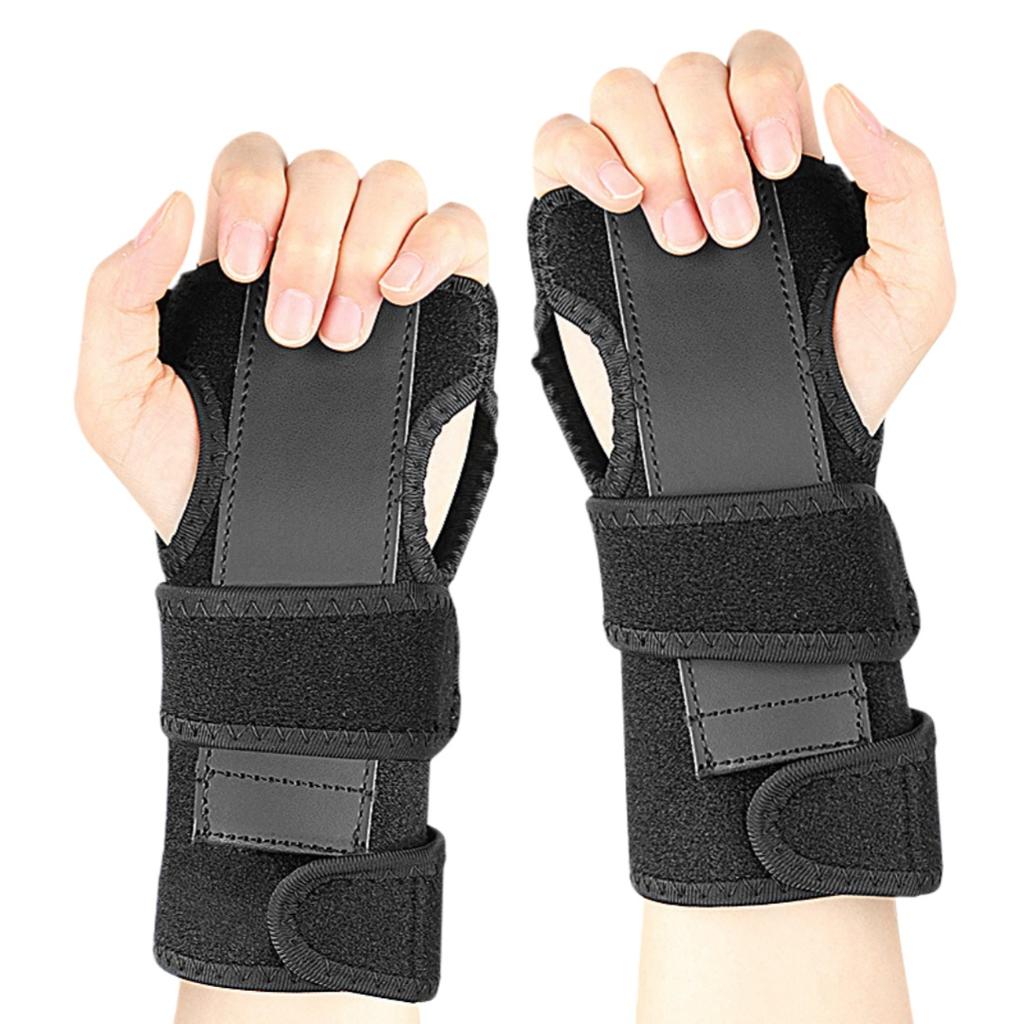 Adjustable Sports Wrist Support Brace With Removable Aluminum Plate Wrist Stabilizing Protector Compression Strap Palm Support