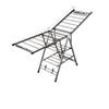 Floor-Standing Vertical Folding Balcony Clothes Drying Rack for Home and Dorm Use