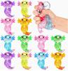 Bunter Salamander Squishy Malz Fidget Spielzeug Dehnbarer Axolotl Spaß zum Drücken Anti-Stress Geschenk Geburtstag Zubehör Für Alle Altersgruppen