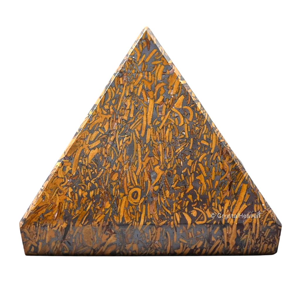 Kristall Himmel Habur Stein für Quarkherstellung Pyramide - 2 Zoll Kristallpyramide für Positive Energie, Vastu, Reiki, Feng Shui und Chakra Heilung Ener