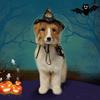 Pet Pumpkin Cape Set Halloween Pet Pumpkin Cape Set Spiderweb Pattern Adjustable Mysterious Pet Costume Set for Pet Gatherings
