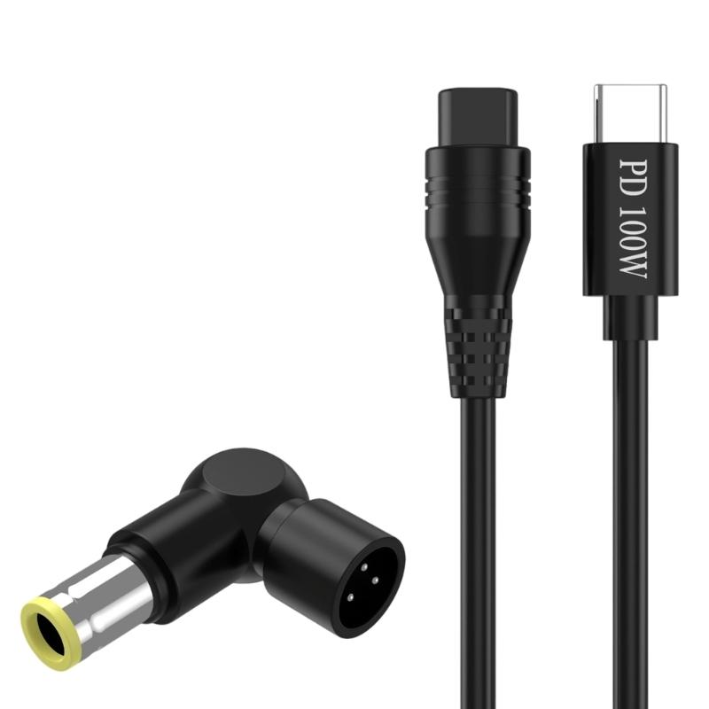 Кабель для быстрой зарядки USB Type C PD100W с 3-контактным разъемом и интеллектуальной системой согласования напряжения