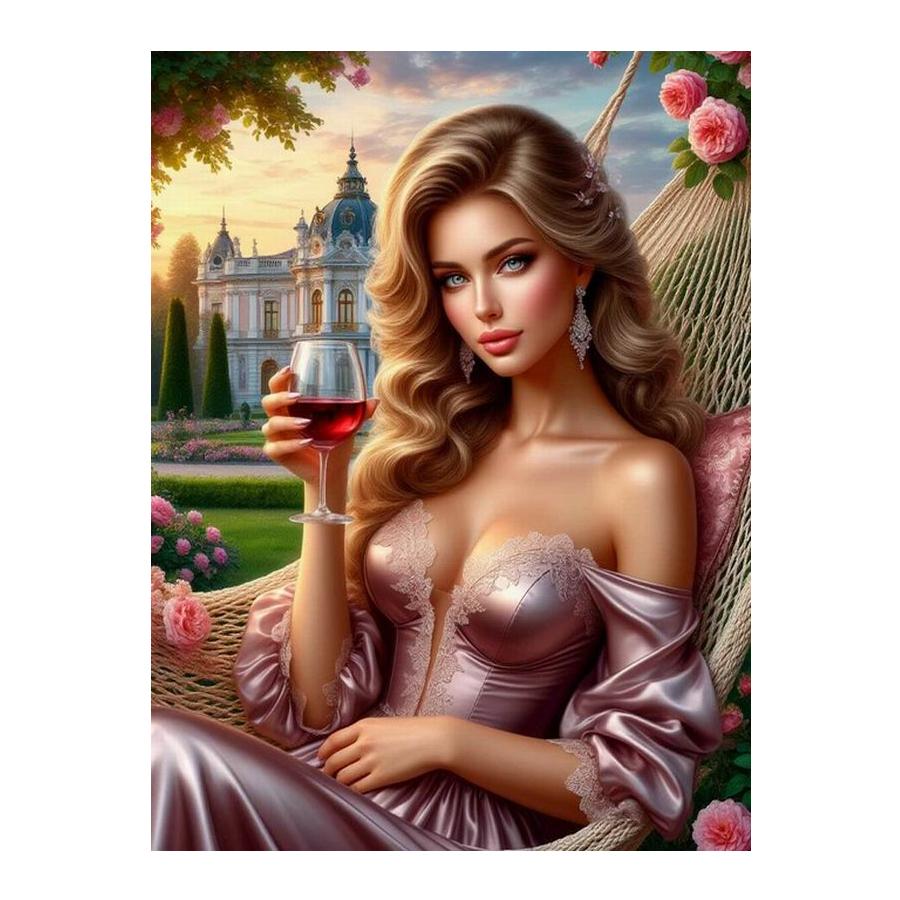 Diy Diamonds Art Painting New Collection Fashionable Woman Full Square Round Drill Rhinestone Embroidery Pretty Girl Mosaic Cross Stitch Kits