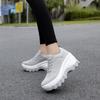 New Women's Mesh Breathable Thick Sole Heightening Comfortable Wear-resistant Women's Casual Fashion Shoes
