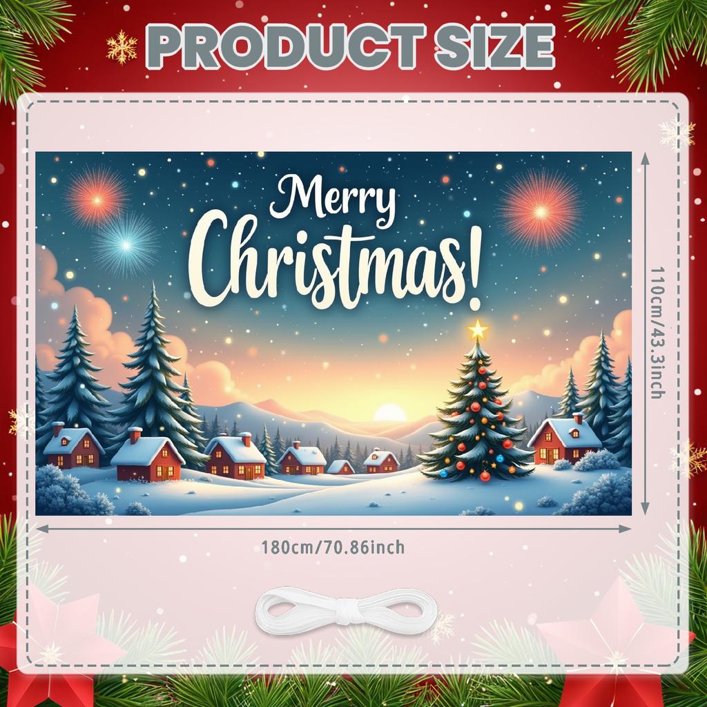 Happy Winter Sign Decorative Branches Winter Banner Holiday Backdrop Snowman Design Snowman Display For Photo Shoot Christmas