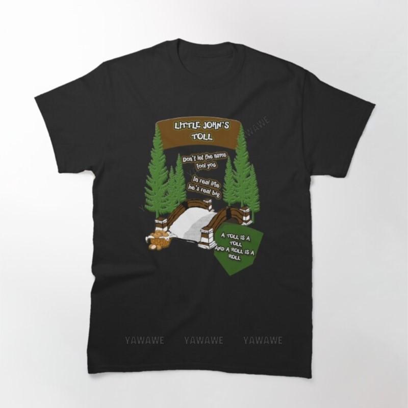 

New arrived short sleeve brand top Mens brand fashion tshirt Summer T shirts For Men Little Johns Toll Printed T Shirt S