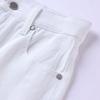 2025 Autumn/Winter Women's White High-Waisted Cropped Jeans – Petite Narrow Straight-Wide Leg Pants.