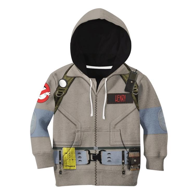 

Kids 2020 Ghostbusters Cosplay 3D Print Hoodie XS