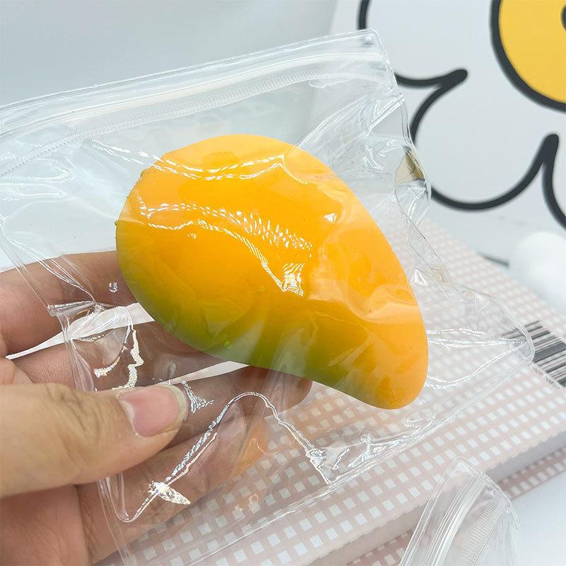 Funny Mango Squishy, Sensory Stress Relief Toy for Party & Daily Gifting
