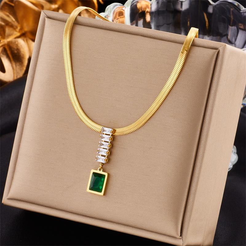 DIEYURO 316L Stainless Steel Gold Heart Pearl Pendant Necklace For Women Punk Street Rustproof Neck Jewelry Party Gift