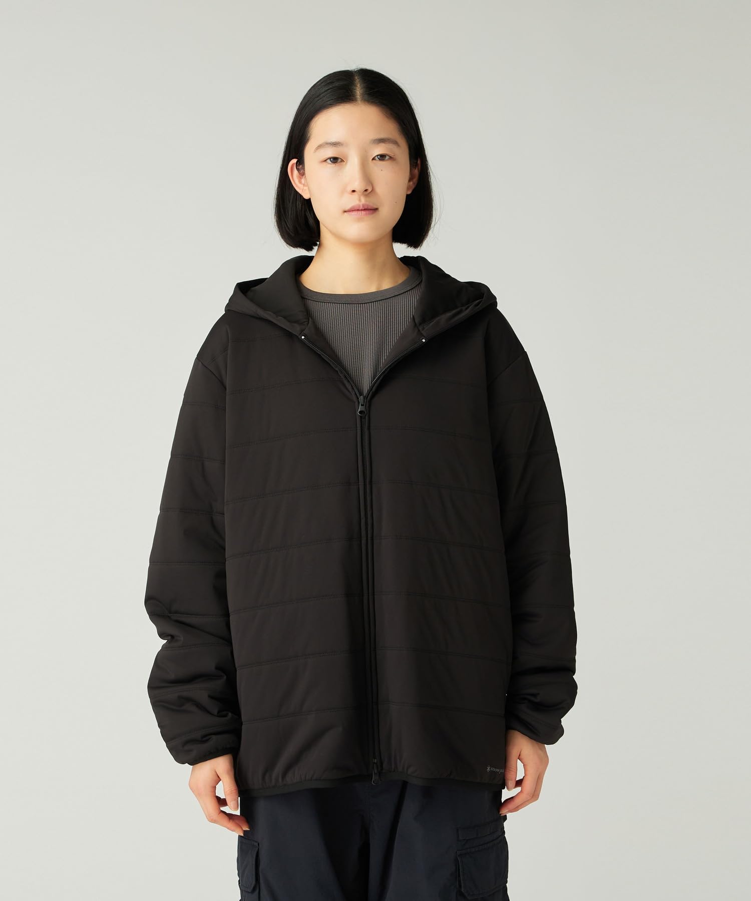 

Snow Peak Flexible Insulated Hoodie Black Zip-Up SW-25AU002, Men s/Women s, чорний