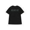 FILA Fusion Letter Logo Soft Cotton Tennis Sports Knitted Short Sleeve T-Shirt Men Tops Deep-Black T11M223105FBK