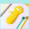 Creative Cat Paw Silicone Pencil Case For Kids School Supplies Storage Organizer