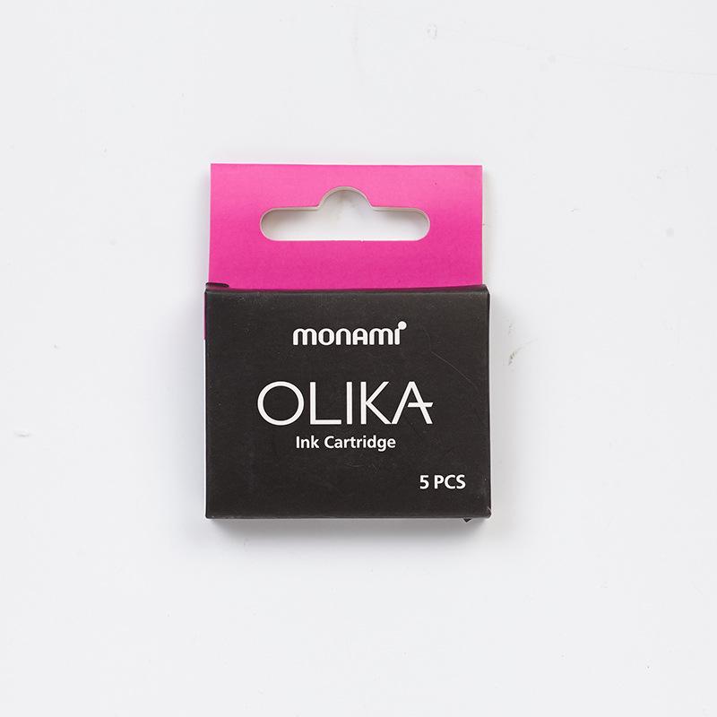 

Monami OLIKA Fountain Pen Replacement Ink Cartridge, Colored Core