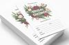 Inkdotpot 30A  Floral GreeneryA  Fill-In Style Bridal Shower Invitations Wedding Blank