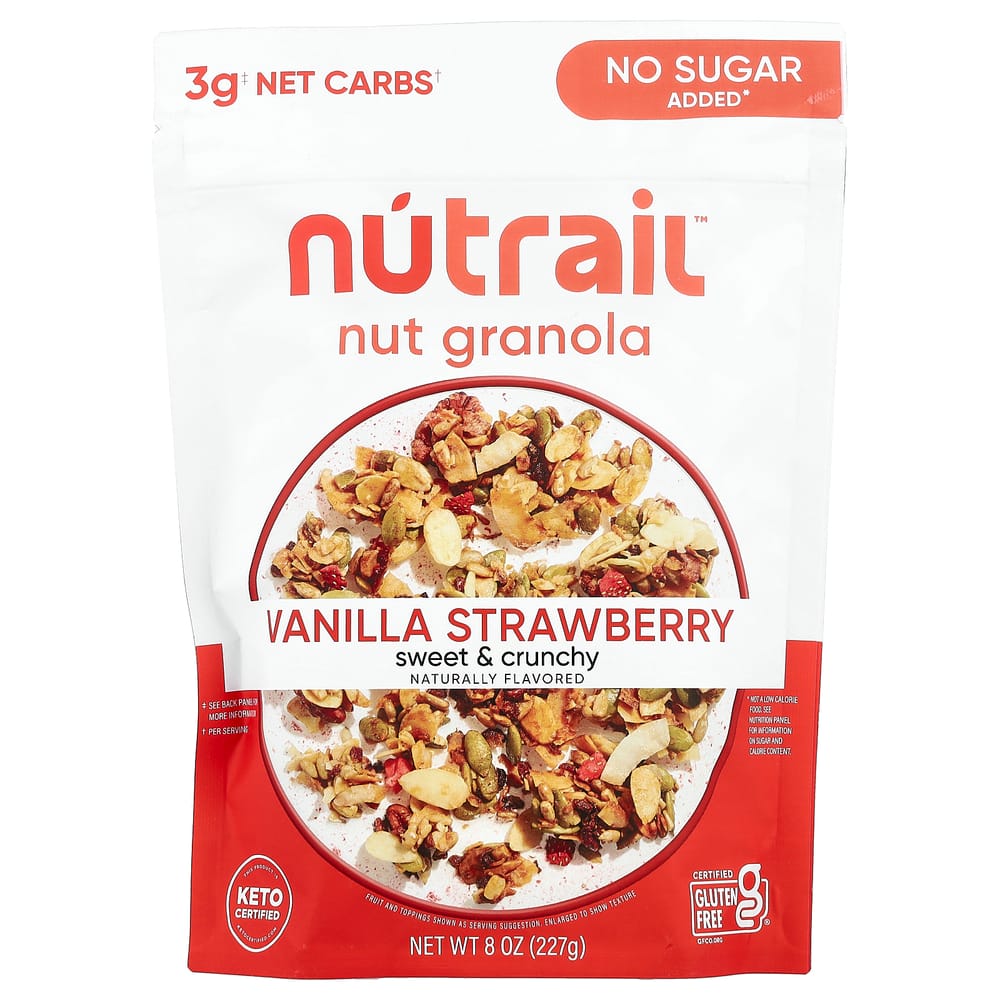iHerb Nut Granola Vanilla Strawberry, 227g (8 oz) 227g - 1 ea