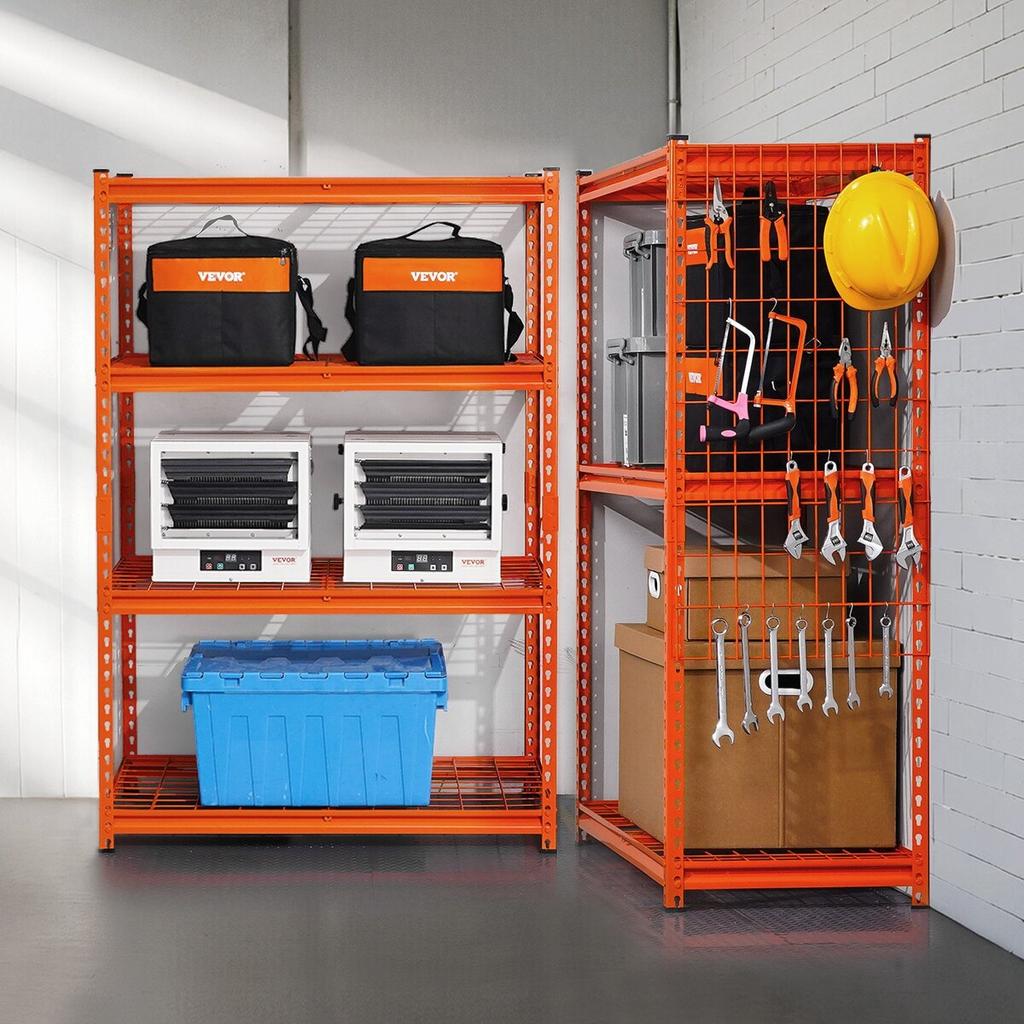 Storage Shelves 4 Tier Adjustable Heavy Duty Garage Shelving Unit 2400 lbs